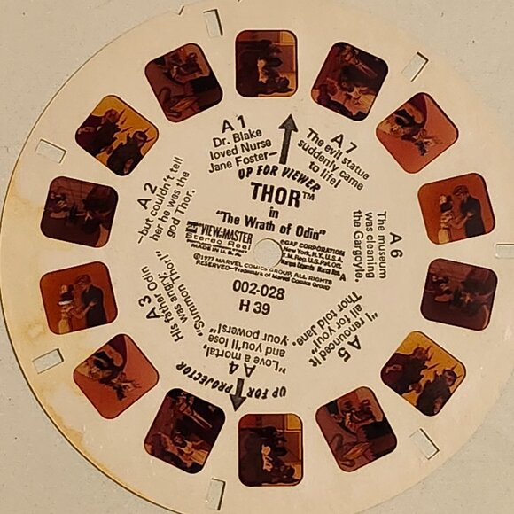 VINTAGE View Master THOR View Master Reels x2 1977 Marvel Comics - Picture 4 of 5
